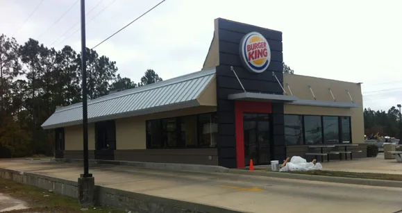 Burger king restaurant exterior – Commercial Portfolio by Kancor Companies, Orlando, FL