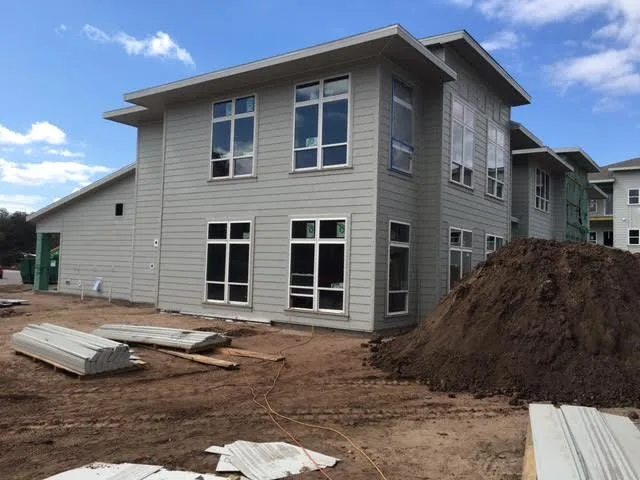 Fiber cement siding three story – Wood Partners Siding by Kancor Companies, Orlando, FL