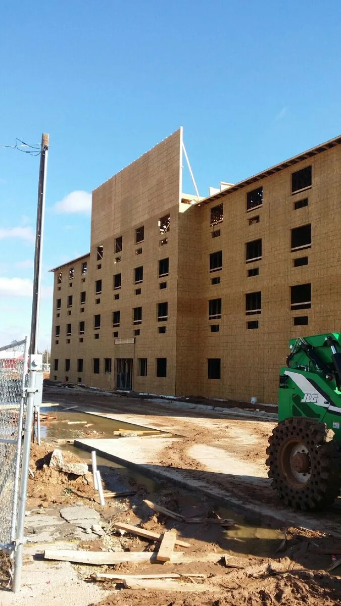 Hotel five story framing – Best Western Hotel Framing by Kancor Companies