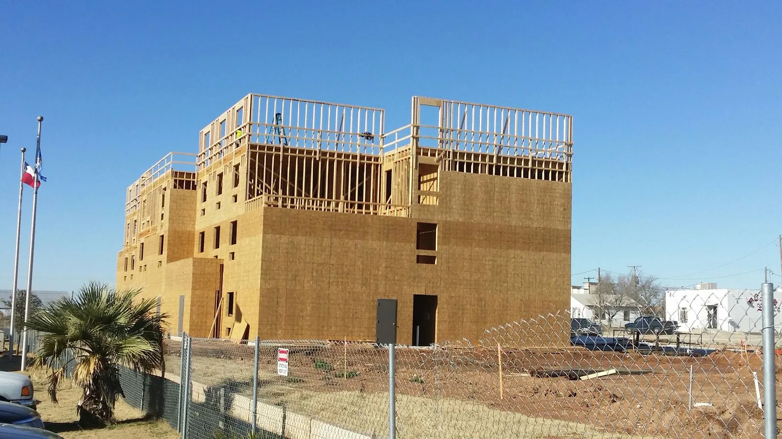 Hotel framing progress – Best Western Hotel Framing by Kancor Companies