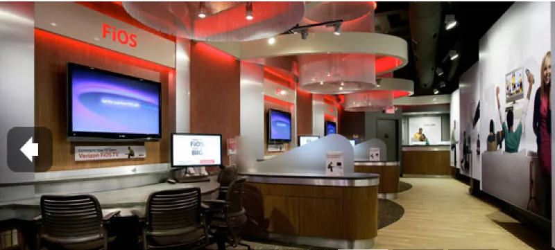 Verizon store interior display – Verizon Stores by Kancor Companies, Orlando, FL